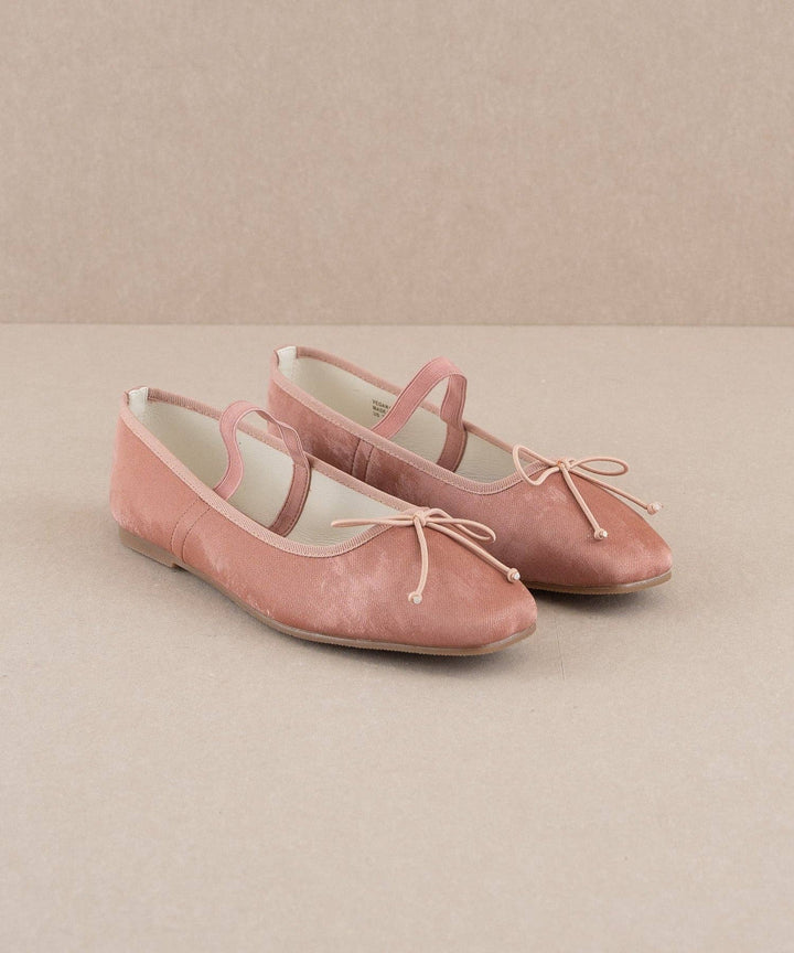 The London Rose | Ballet Pointe Flat-ON SALE