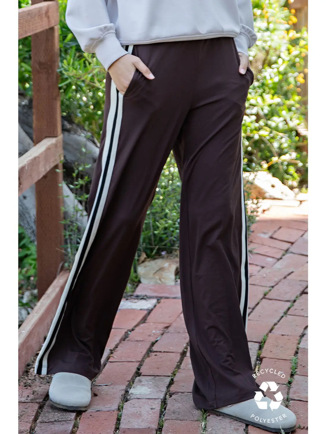 Pre-Order: Butter Soft Side Stripe Straight-Leg Pants