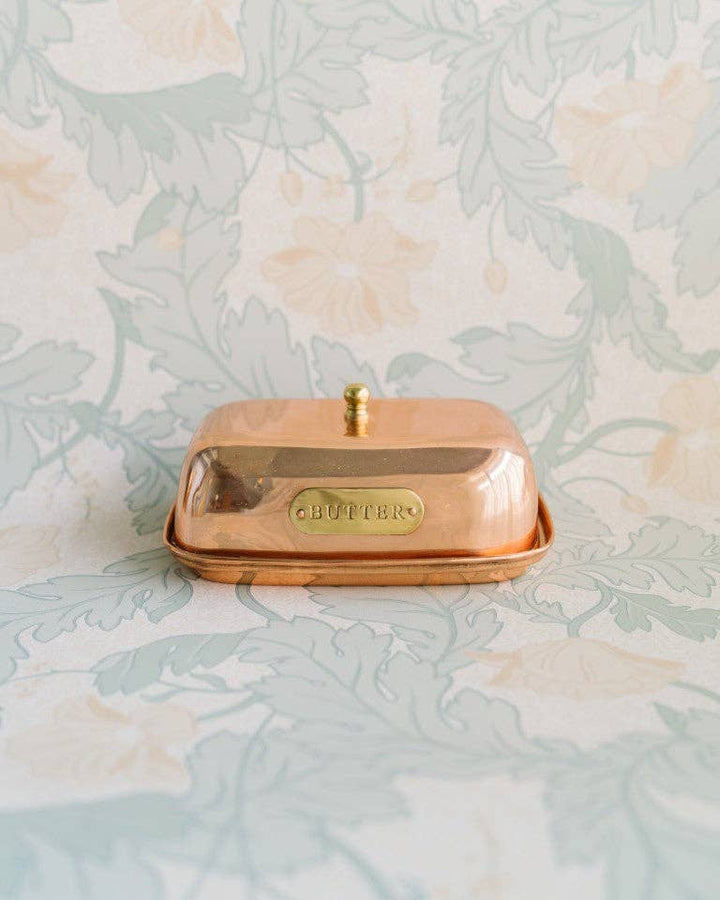 The Heirloom Copper Butter Dish
