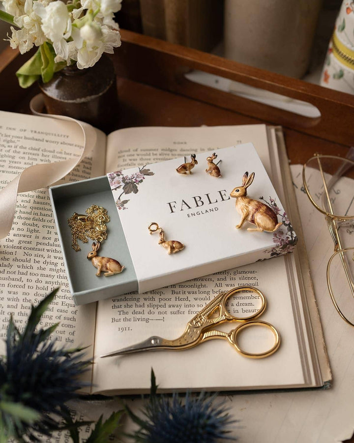 Fable England - FABLE Rabbit Stud Earrings