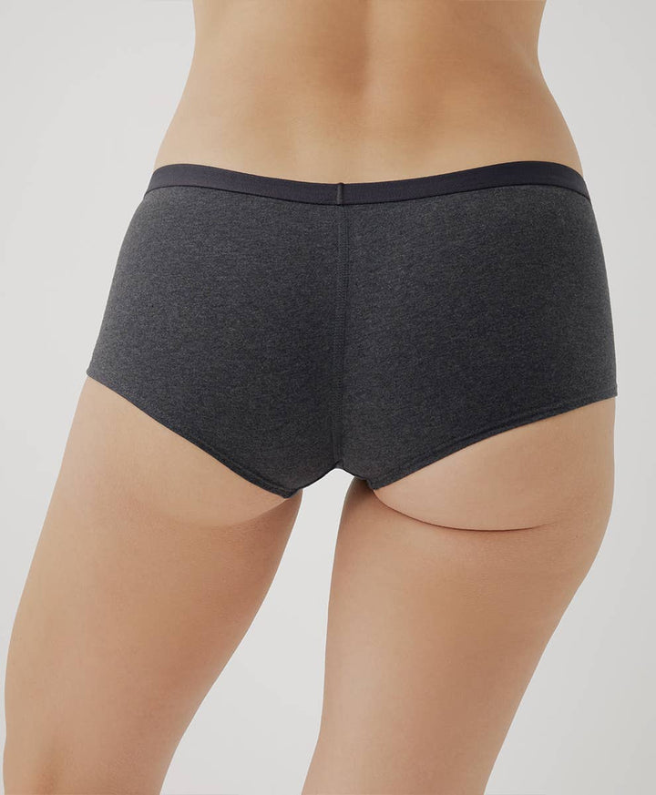 Pact- Women's Organic Everyday Boy Short 6-Pack