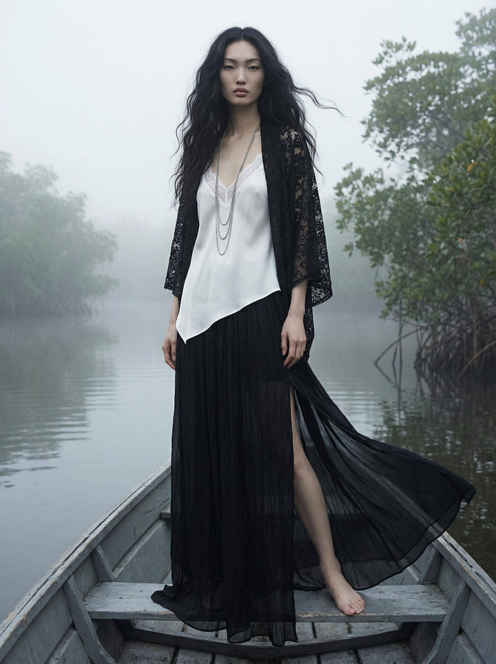 Midnight Garden Burnout Jacket