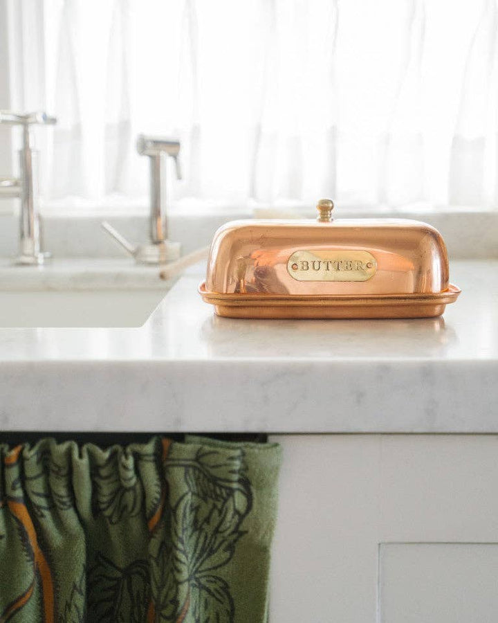 The Heirloom Copper Butter Dish