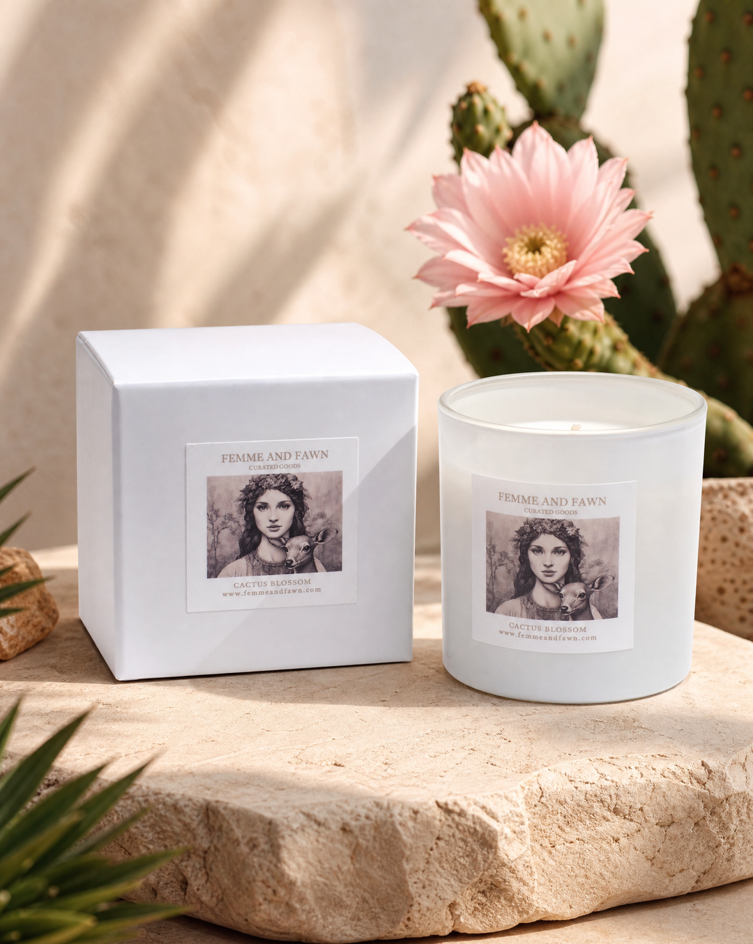 Femme & Fawn Cactus Blossom Signature Candle