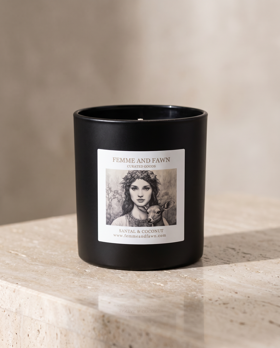 Femme & Fawn Signature Candle – Santal & Coconut