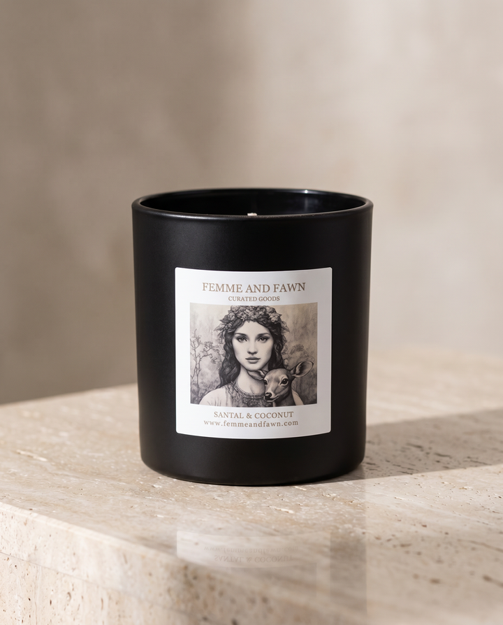 Femme &amp; Fawn Signature Candle – Santal &amp; Coconut