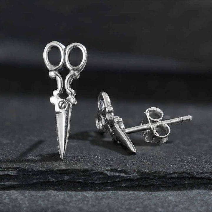 The Scissor Sterling Silver Stud Earrings