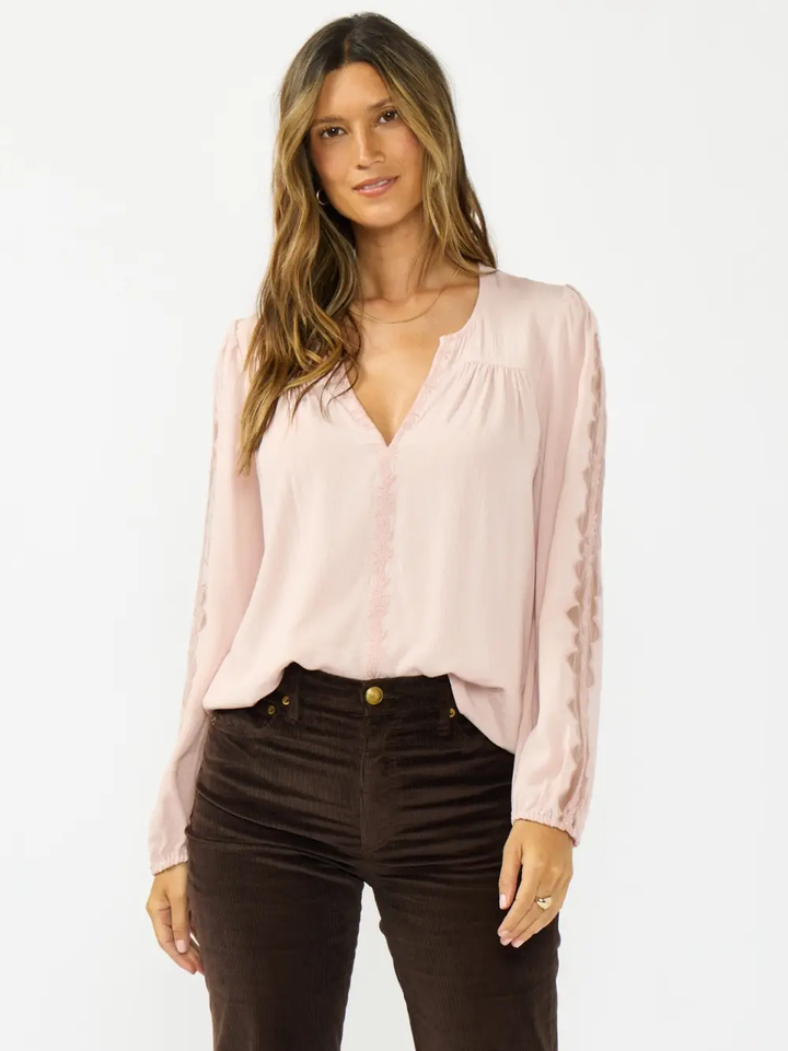 The Rosalie Embroidered Blouse — Preorder