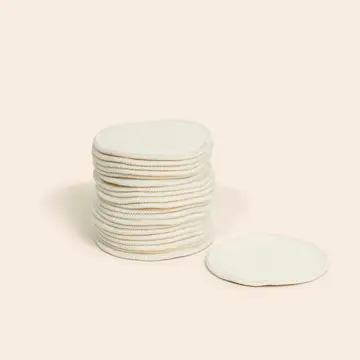 Organic Reusable Facial Rounds — Set of 5
