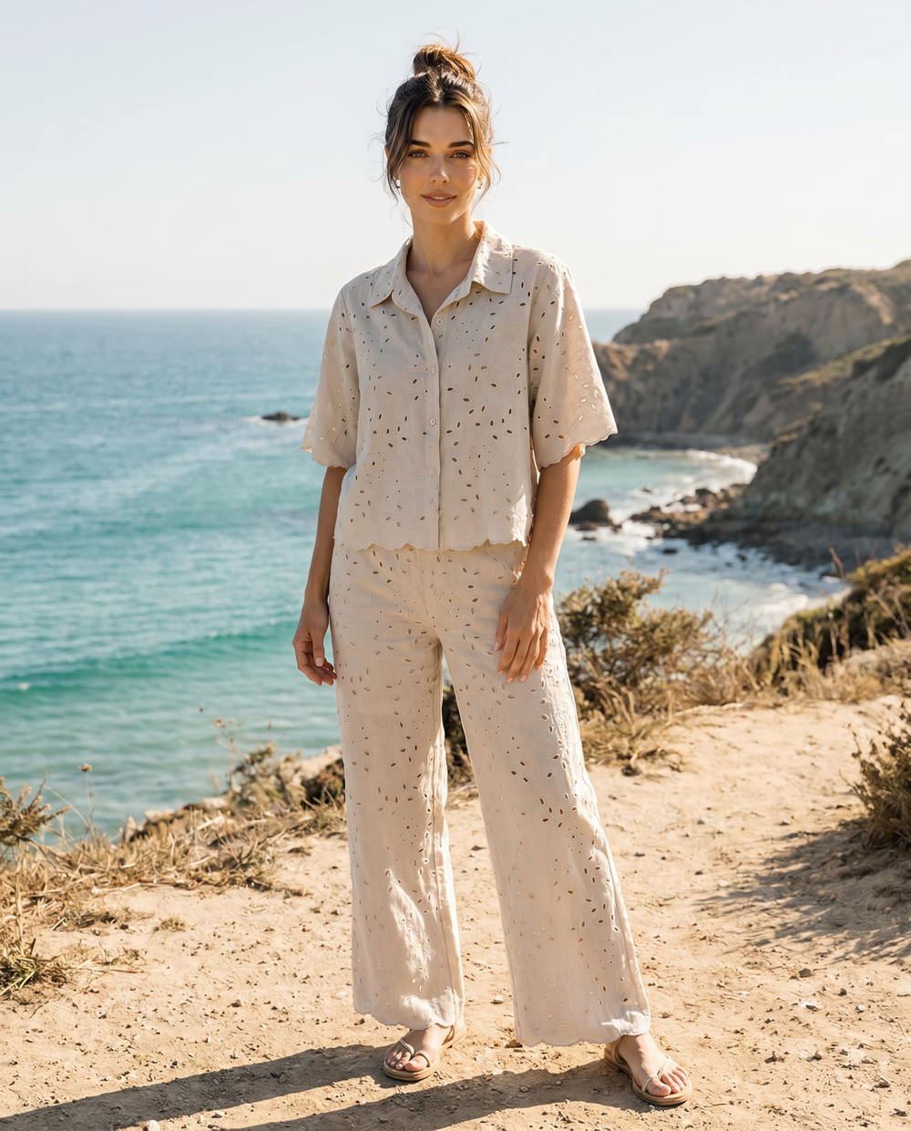 Italian Cotton Sangallo Capri Set