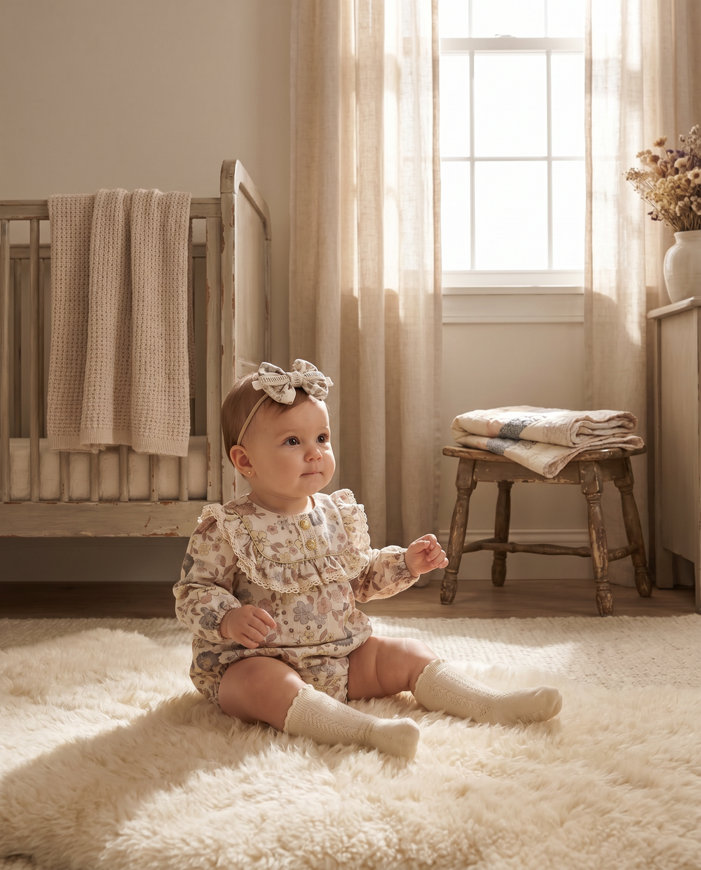 The Siena Floral Romper Set